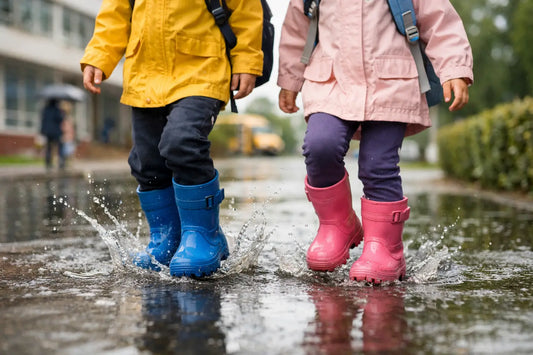Kids Waterproof Boots for Wet School Runs